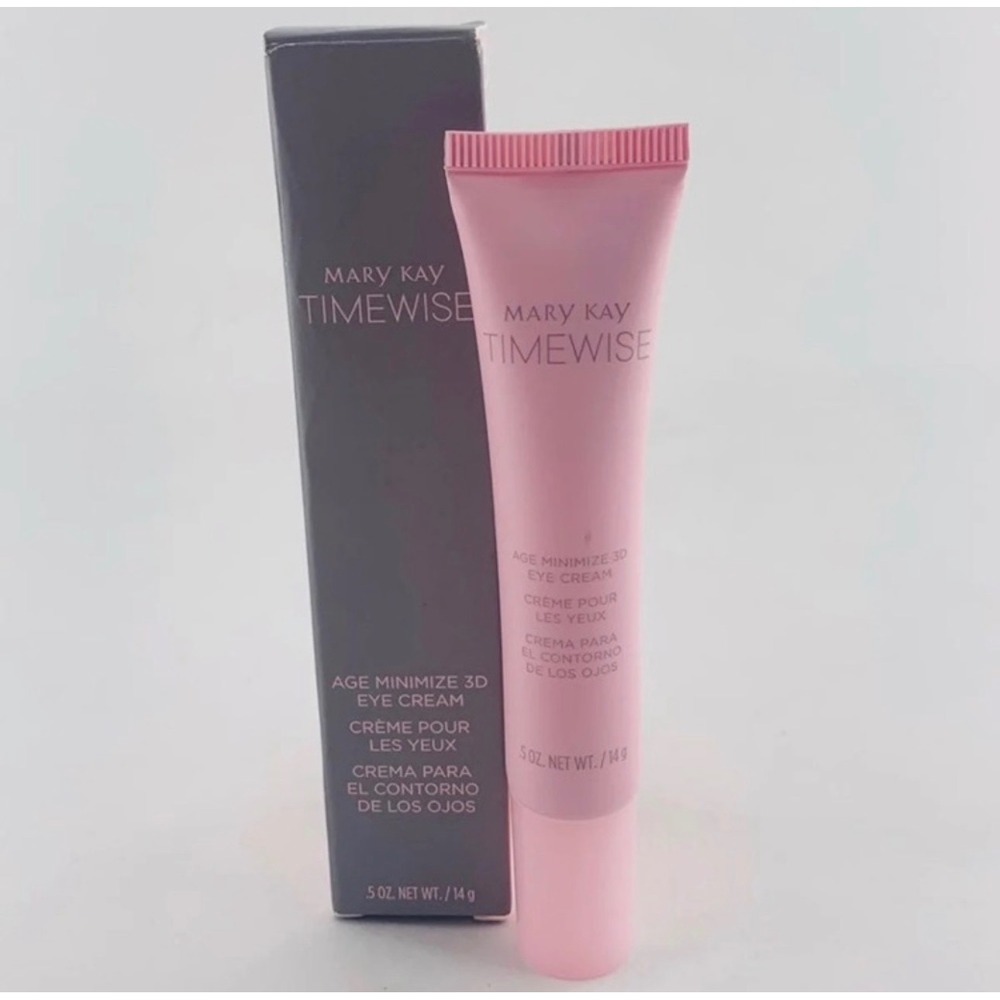 Mary Kay Eye Cream Womens 0.5oz Pink New Age Minimize 3D Timewise Antioxidant
